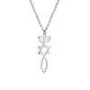 VASSAGO Messianic Seal Necklace Jesus Fish Ichthys Pendant Jewish David
