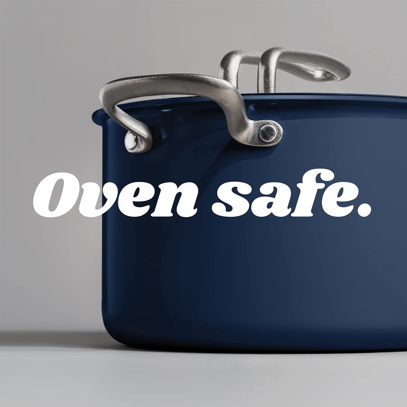Nontoxic, nonstick BPA-free Risa kitchen stock pot with lid and