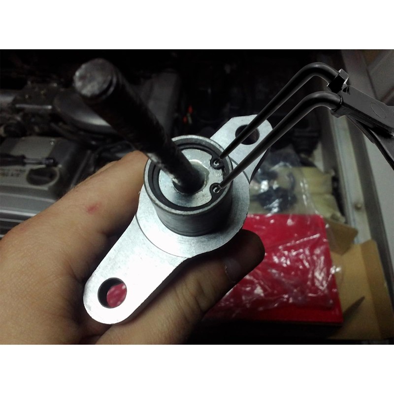 MFBJXC Snap Ring Pliers, 90 Degree Long Nose Pliers Internal