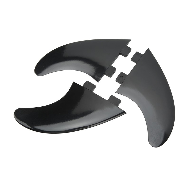 3Pcs Surfboard Fins PVC Quick Release Replacement Tri Fin Set