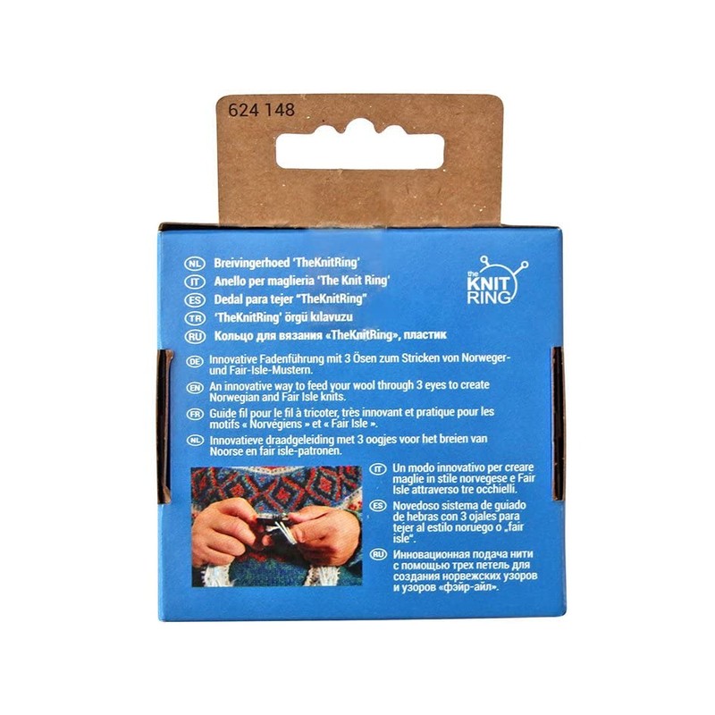 Prym 624148 60mm x 50mm x 25mm TheKnitRing Orange Black