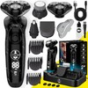 7-in-1 Electric Razor for Men with USB Charging Station -