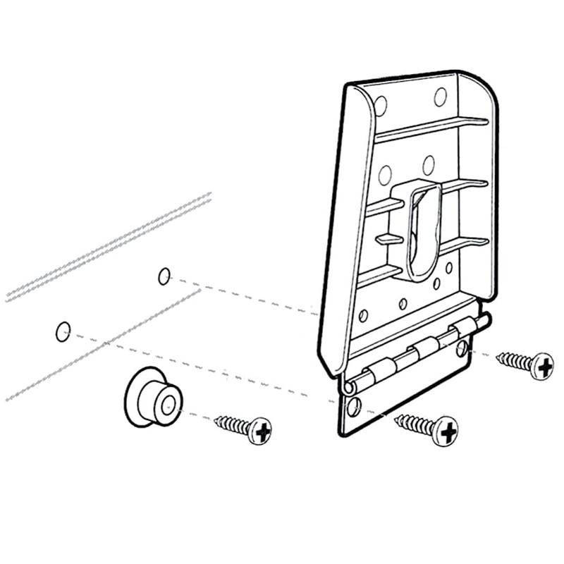 Igloo Cooler ハイブリッドステンレススチール/プラスチックラッチポスト&ネジ 2個パック