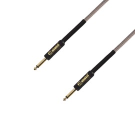 Adam Hall cables 4 Star Instrument Cable Nylon Jacket Jack TS Brown 9 m