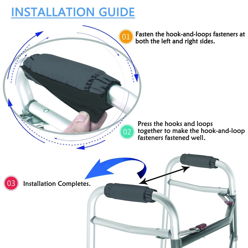Walker Handle Cover Walker Hand Folding Rolling Walker Hand Grip