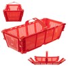 KADAX Plastic Harvest Basket, 40 x 18 x 11.5 cm,