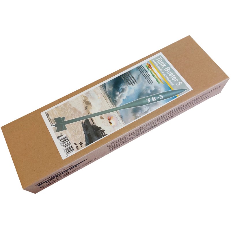 Rocketarium Flying Model Rocket Kit Tank Buster 5 RK-1021