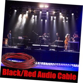 SUPVOX 1pc Speaker Cord Flexible Copper Wire Audio Cable for Loudspeakers Insulated Transmission for Home Theater Systems