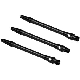 PATIKIL Dart Shafts 48 mm / 1.9 inches, Pack of 3 2BA Thread Aluminium Dart Stems Dart Accessories for Steel Darts, Black