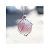 Crystal Holder Necklace Cage for Stone Adjustable Natural Crystal Cage