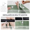 KTMOUW Cortina de Baño 180×180CM 100% Poliéster Con Membrana Impermeable,