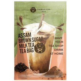 Assam Brown Sugar Milk Tea– Instant Aromatic Milk Tea with Brown Sugar – Authentic Taiwanese-Style Drink – 6.2oz (175g) Pack – Quick & Easy Preparation