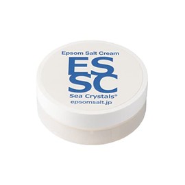 Sea Crystals Epsom Salt Cream Epsom Salt is now a moisturizing cream. 1.1 oz (30 g), Body Cream, White