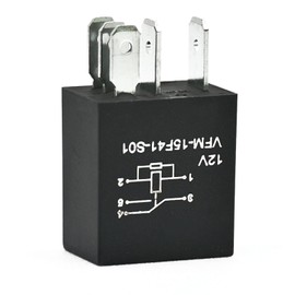 GROBARPART Automotive Relay 1 Packs VFM-15F41-S01, V23074-A1001-A403 Relay 12V 20/10A 5 Pins