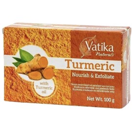 vatika Turmeric Soap Skin Brighten Anti-Aging Naturally Free Shipping