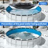 MIXC 24 Ft Round Pool Cover, Solar Covers for Above