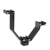 Movo 3BA-3 Heavy-Duty Video Accessory Triple Shoe Bracket for Lights,