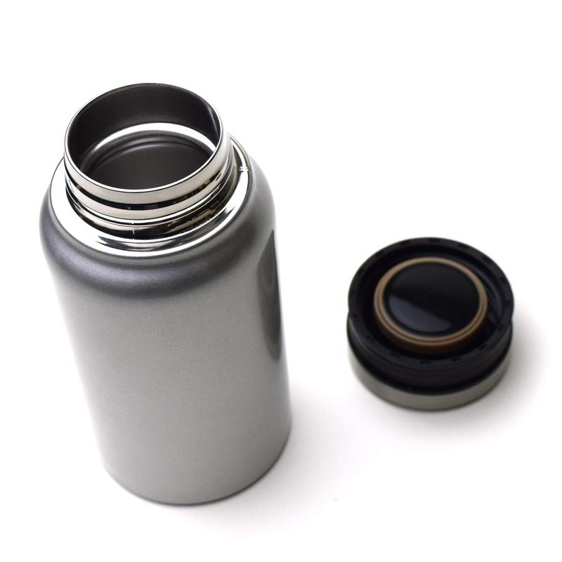 maebata 51619 Lux Pair Thermos Bottle (Silver & Bronze) 13.5