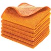 PGlife Microfiber Dish Cloth with Poly Mesh Scouring Side for