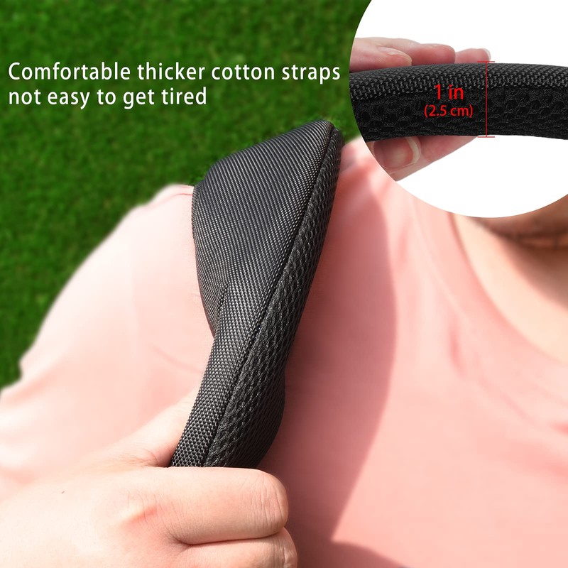 Big Teeth Golf Cart Bag Straps Replacement Shoulder Padded Comfortable