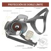 Mascarilla de Media Cara YHDM 6200 con Gafas para Pintura