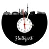 bigcopy e.K. Stuttgart Wall Clock with Dial, Record Clock with