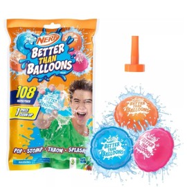 NERF Better Than Balloons Water Toys, 108 Pods, Easy 1 Piece Clean Up