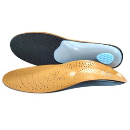 Orthotic Shock Absorbing Shoe Insoles With Longitudinal And Transverse Arch Support And Memory Foam, Relax Shock Absorber (Brown, 41-42)
