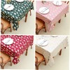 CIYODO Pattern Table Cloth Gold Stamping Cotton Linen Tablecloth for
