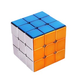 Cuberspeed Moyu Meilong 3x3x3 Reflective Metallic Mirror Reflective Stickerless Speed Cube 3x3 Metallic Magic Cube Puzzle Toys