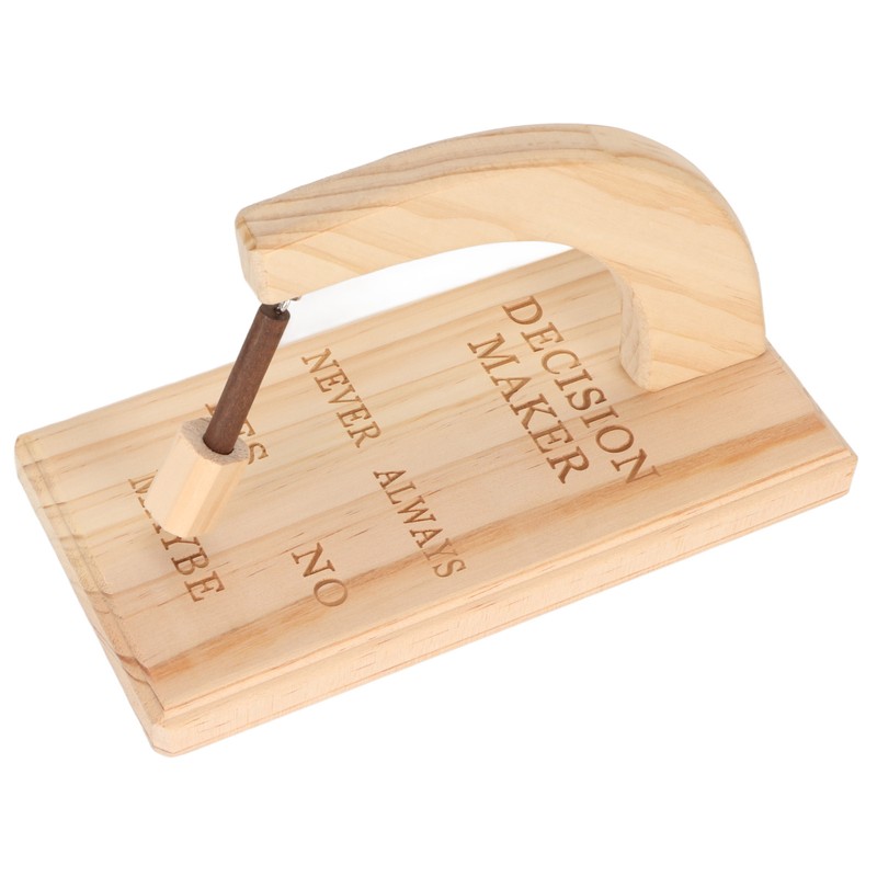Wooden Magnetic Decision Maker Innovative Oscillating Magnetic Selector Swing to