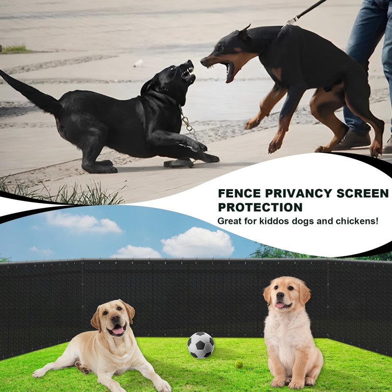 SUNLAX Privacy Fence Screen 5' x 32' Heavy Duty Mesh