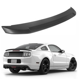 HECASA Rear Trunk Spoiler Wing Compatible with 2010-2014 Ford Mustang Coupe Shelby GT500 Style Black Tail Trunk Spoiler Wing