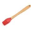 Mini Silicone Spatula, Heat Resistant Mini Spatula Scraper Brush Spoon