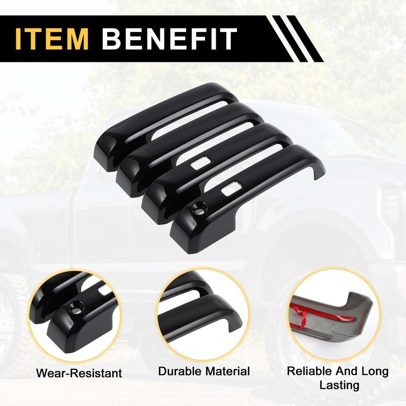 REPAIROCK 4pcs Exterior Door Handle Cover Car Door Handle Protector