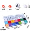 COLORBIRD Alphabet Bead Set, 3850 Pieces, Heart Accessory Kit, Necklace,