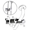 YOO.MEE ADA Grab Bar Hand Shower Bracket, Only Fit Diameter