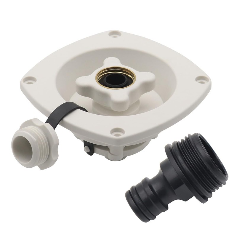 RV Water Inlet Replacement, RV Water Fill Inlet with Check