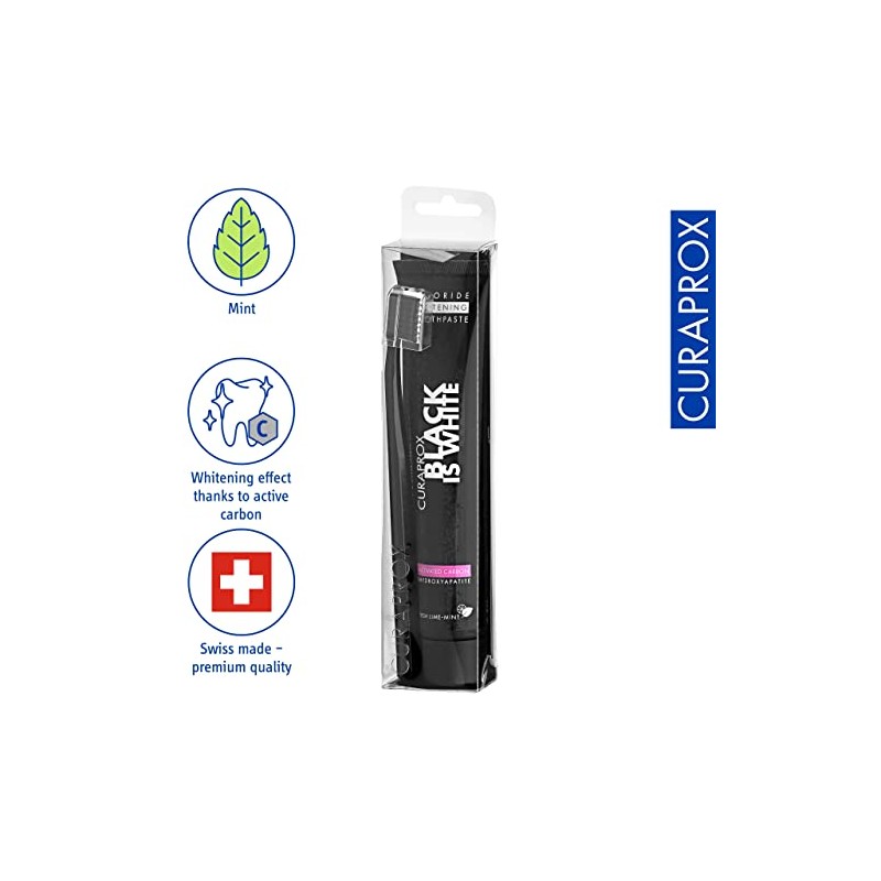 Curaprox Black is White Charcoal Toothpaste by Curaprox