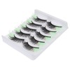 Baluue 5 Pack Natural False Lashes Eyelash Extensions Lightweight Fake Lashes for Intense Volume and Eye Comfort