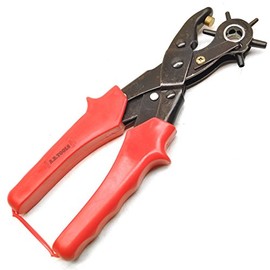 Heavy Duty Revolving Leather Punch Plier Pliers Belts/Textiles/Canvas TE555