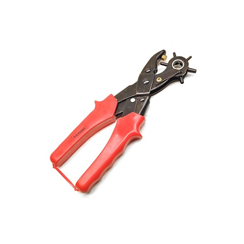 Heavy Duty Revolving Leather Punch Plier Pliers Belts/Textiles/Canvas TE555