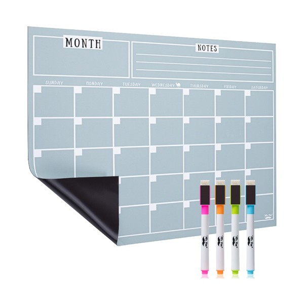 Mr. Pen- Dry Erase Calendar for Fridge, Magnetic, 14.7 x