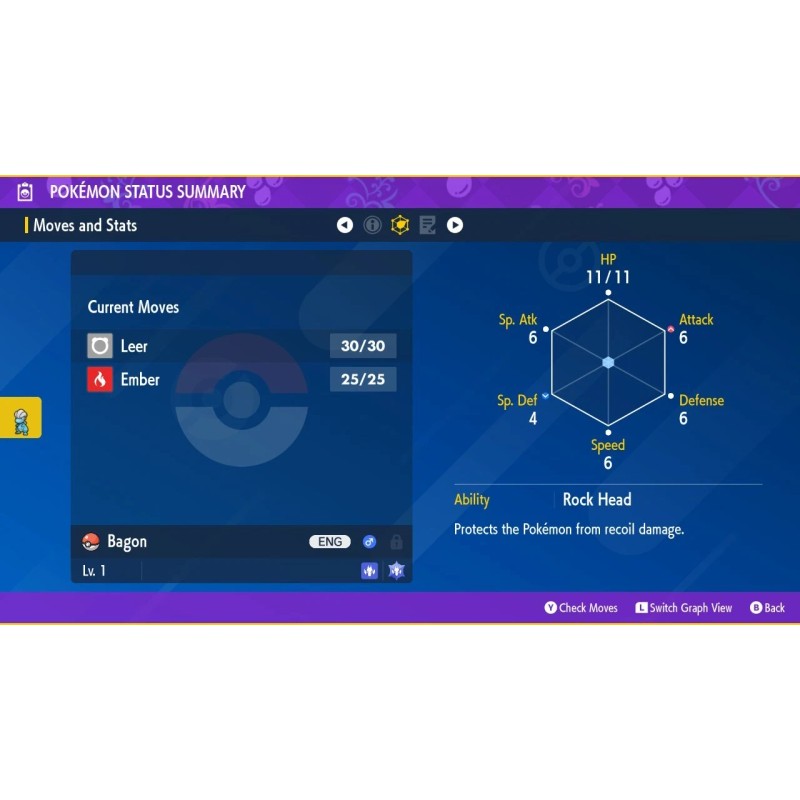 Pokémon Shiny Bagon Event UntouchedHom