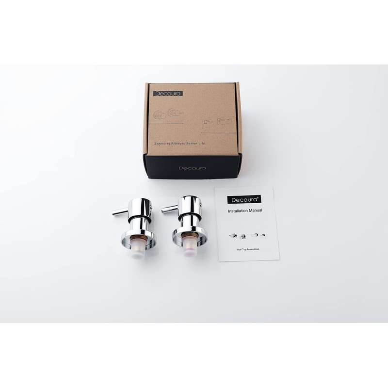Decaura Watermark Shower Mixer Taps 1/4 Turn Twin Hand Levers