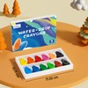 Four Candies Crayons, 12 Colors, Cute, Easy to Hold, No