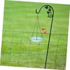 Gatuida Hanging Bird Feeder Bowl with Iron Chain Durable Weather
