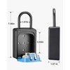 Puroma Lock Box, Large Key Lock Box Resettable Combination Code