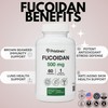 PRISTINE'S Fucoidan 500MG Immunity Supplement Capsules - 60 Day Supply