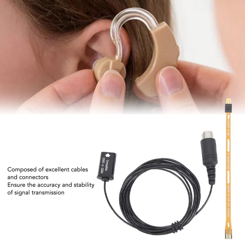 Cs63 Sound Aids Programming Cable Adjust Volume Stable Signal Transmission